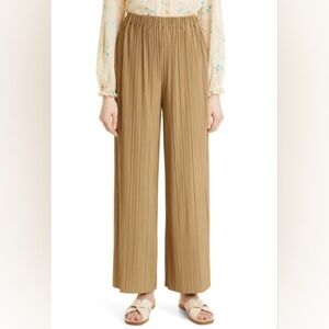 Samsoe Samsoe Uma Plissé Pleated Trousers In Elmwood